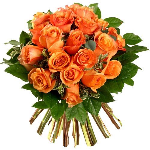 Оранжевые розы с доставкой по Домодедово 