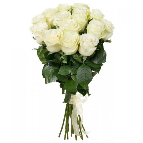 15 белых роз с доставкой на дом! по Домодедово 